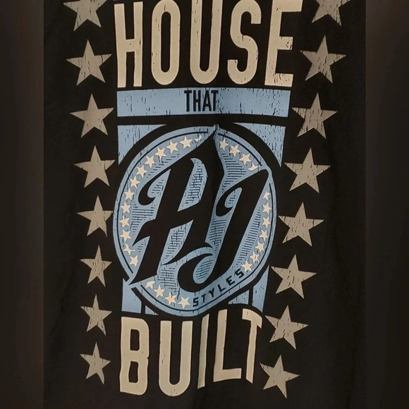 WWE Authentic Wear AJ Styles‎ "The House That AJ Built" T-Shirt Size Medium - Picture 1 of 7